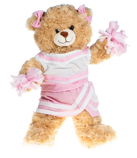 "Pink and White" Cheer Uniform (16")