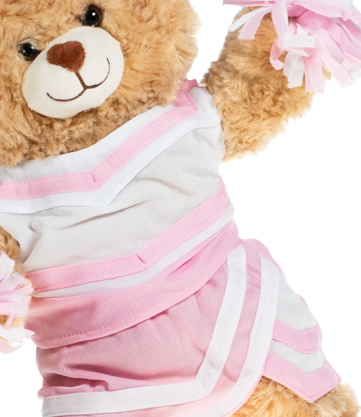 "Pink and White" Cheer Uniform (16")