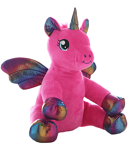 "Nova" the Pink Winged Unicorn (16")